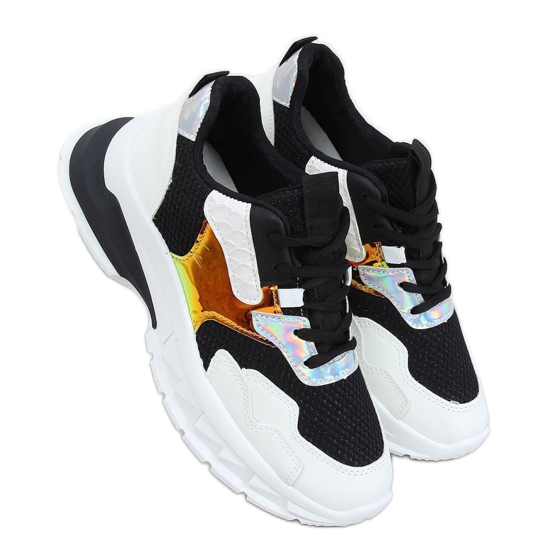 Crno -bijele sportske cipele BH003 Crna bijela