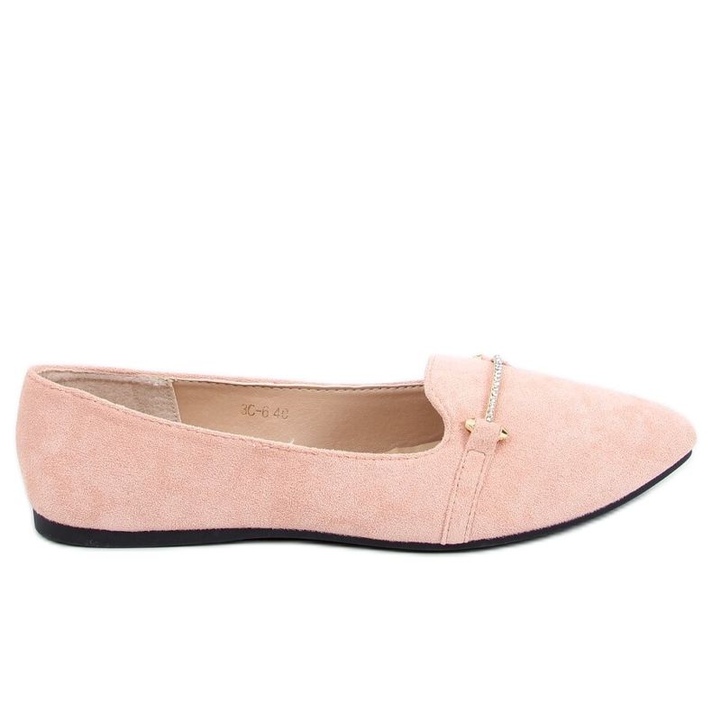 Mokasine bademasti ružičasti prsti 3C-6 Pink ružičasta