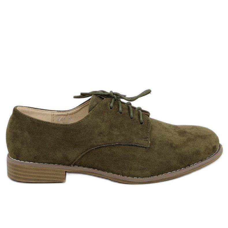 Zelene mokasine na vezanje G325 Zelene zelena