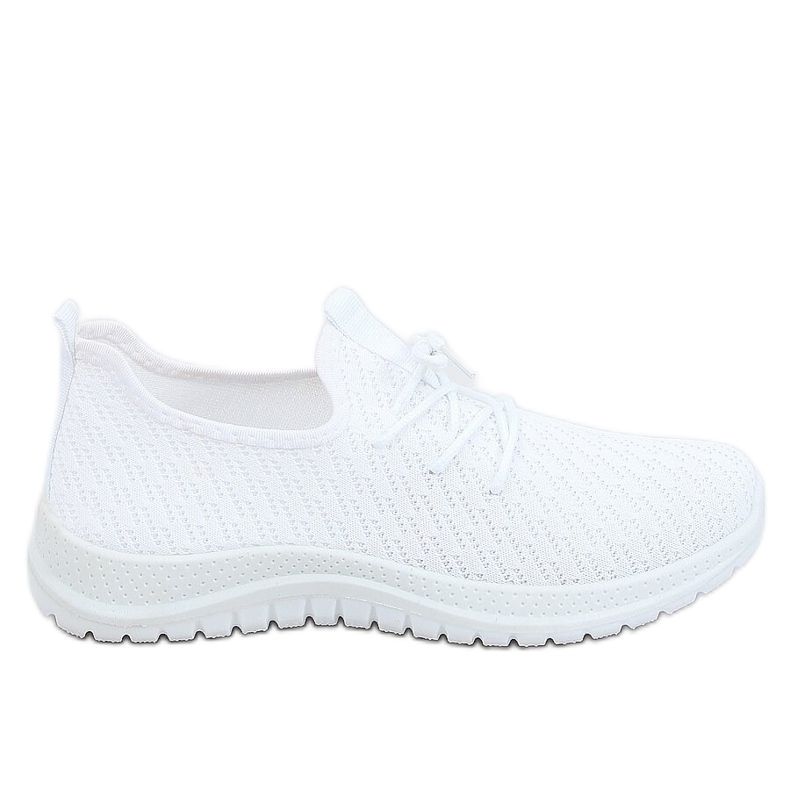 Bijele sportske cipele s bijelim čarapama BL1817-SP bijela