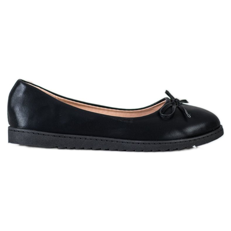 Diamantique Modne balerinke s eko kožom crno
