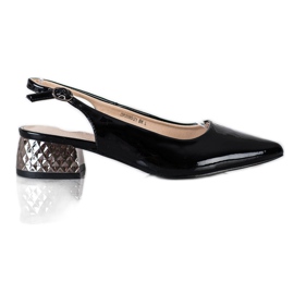 Filippo Modne pumpe s otkrivenom petom crna