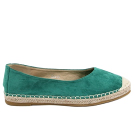 Zelene ženske espadrile CD-3 Green zelena