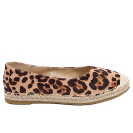 Leopard CD-3 Leopard ženske espadrile smeđa