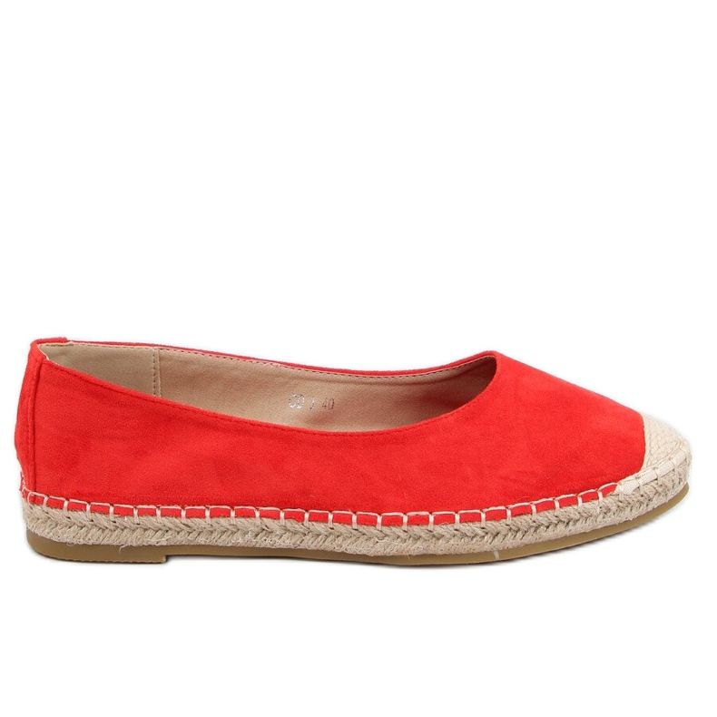 Crvene ženske espadrile CD-3 Red crvena