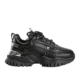 Crne tenisice s metalnim Ansley umetcima crna