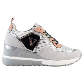 VINCEZA šarene tenisice bijela siva višebojan