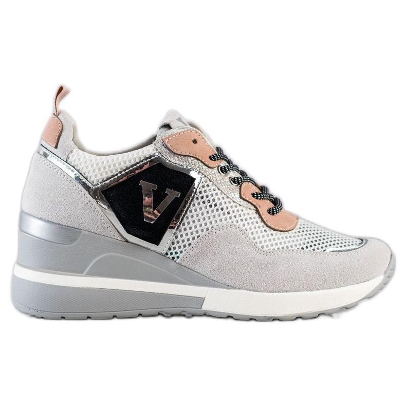 VINCEZA šarene tenisice bijela siva raznobojna