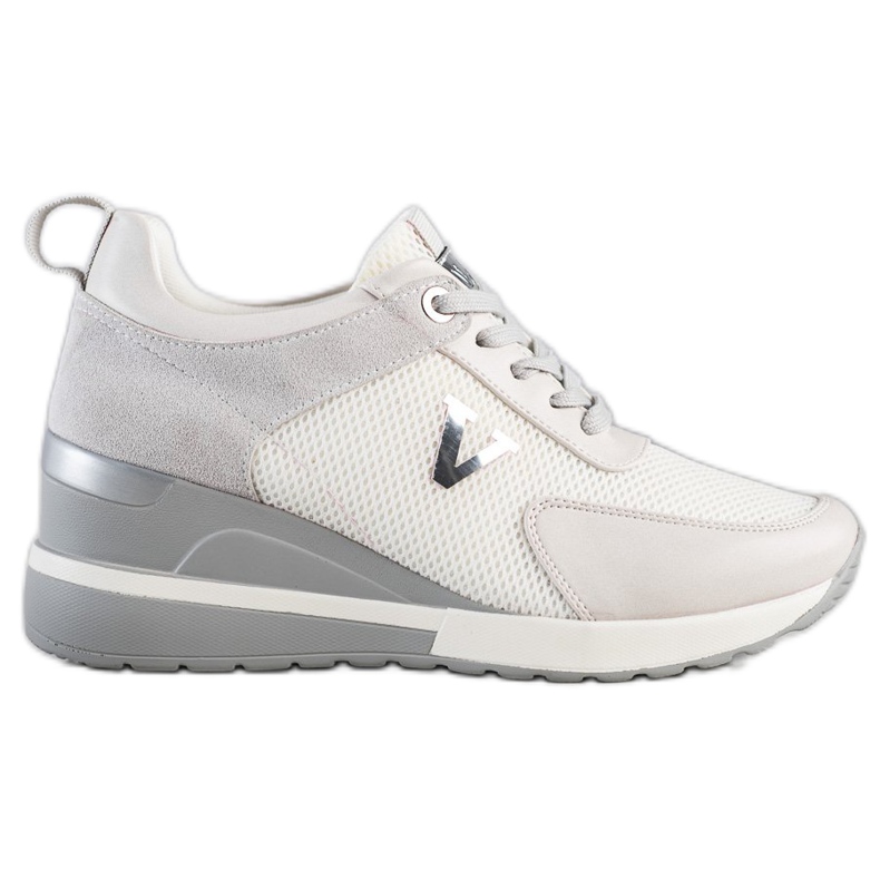 VINCEZA ležerne tenisice bijela siva
