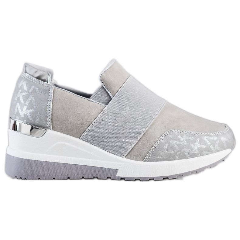 SHELOVET Sive tenisice koje se navlače siva