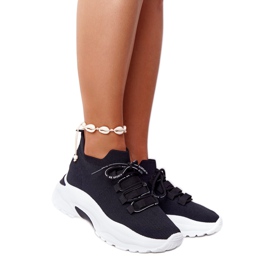 Ženske sportske čarape Black KeSports DKB2518 crna