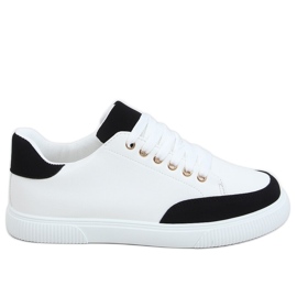 Bijele ženske tenisice 6110 Crna bijela crno