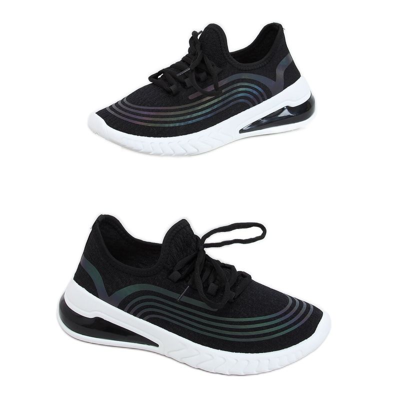 Crne 3436 Crne čarape sportske cipele crno