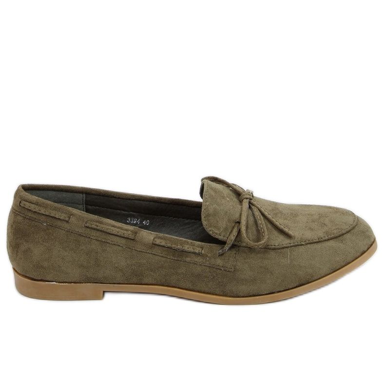 Zelene klasične ženske mokasine 3394 Zelene zelena