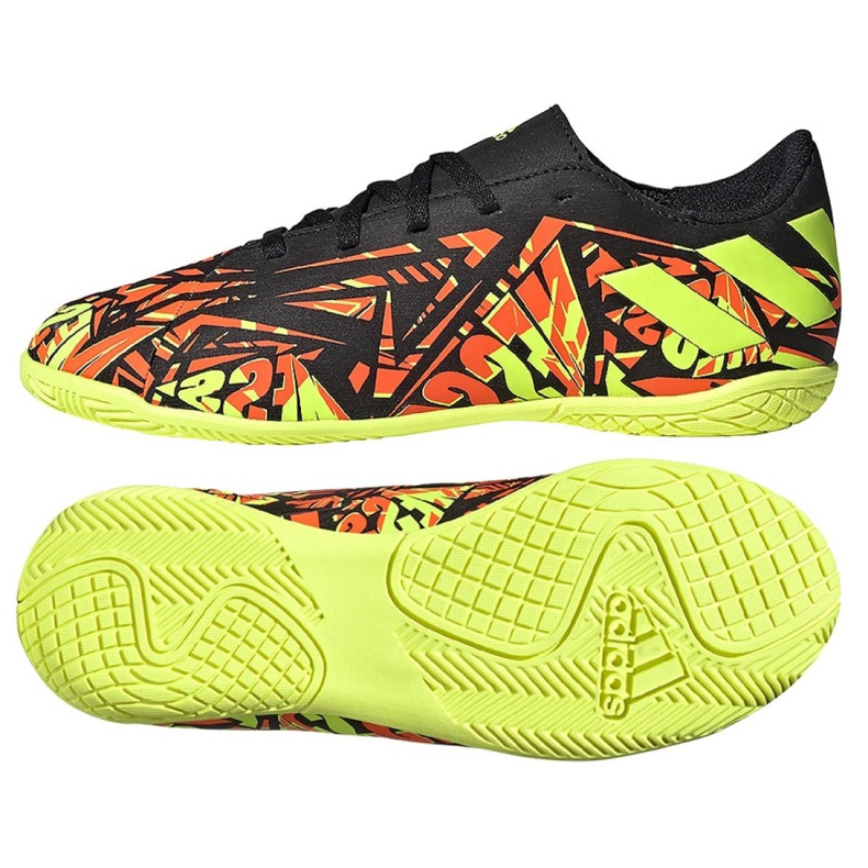 Adidas Nemeziz Messi.4 U kopačkama Jr FW7310 crna, žuta, narančasta naranča