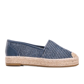 Carly plave tkane espadrile plava