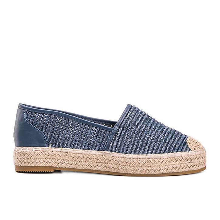 Carly plave tkane espadrile plava