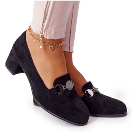 Pumpe od antilopa na petu Sergio Leone PB148 Crna