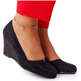 Pumpe od antilopa na klin Sergio Leone PB767 crne crna