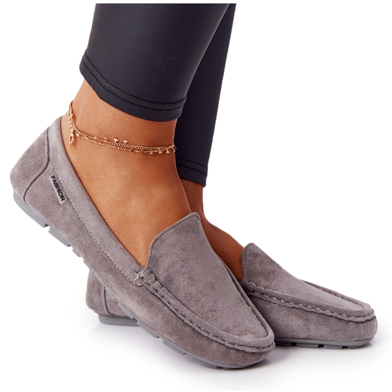 PH1 Ženske mokasine od antilopa Grey San Marino siva