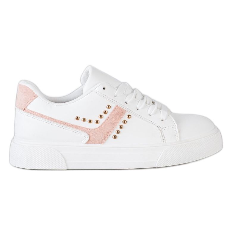 SHELOVET Ležerne bijele sportske cipele bijela