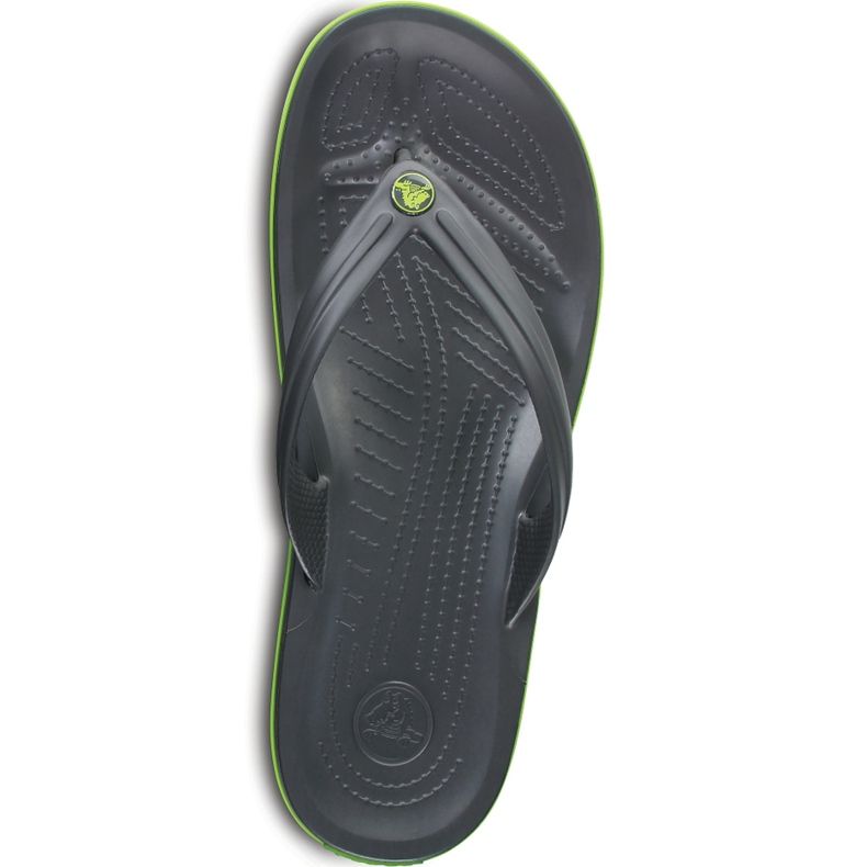 Crocs papuče Crocband Flip grafitno zelena 11033 OA1 raznobojna