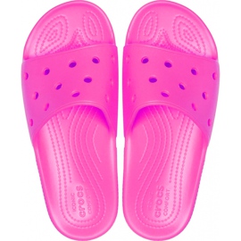 Crocs Classic Slide ženske papuče ružičaste 206121 6QQ ružičasta
