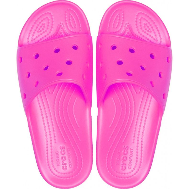 Crocs Classic Slide ženske papuče ružičaste 206121 6QQ ružičasta