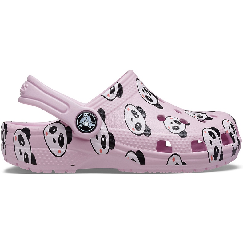 Crocs za djecu Classic Panda Print Clog svijetlo ružičasta 206999 6GD