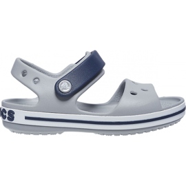 Crocs sandale za djecu Crosband Sandal Kids sivo-tamnoplava 12856 01U siva