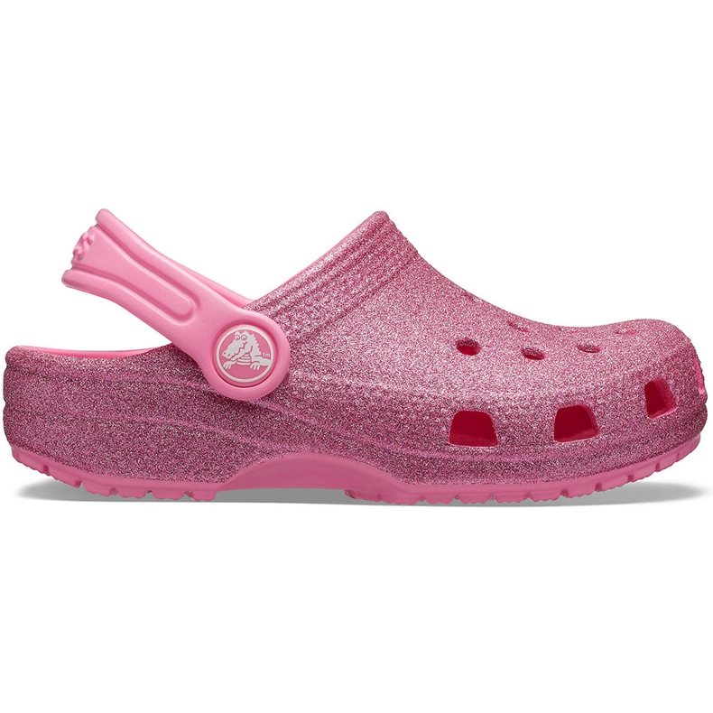 Crocs kids Classic Glitter Clog pink 205441 669 ružičasta