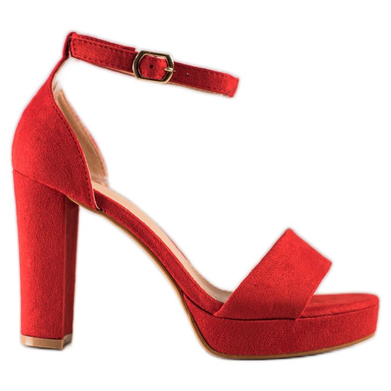 Weide Crvene sandale na šanku crvena