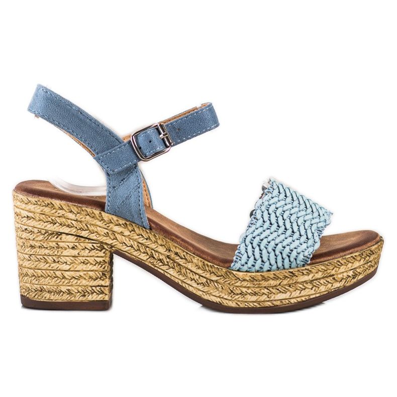 Evento Sandale na širokom šanku plava
