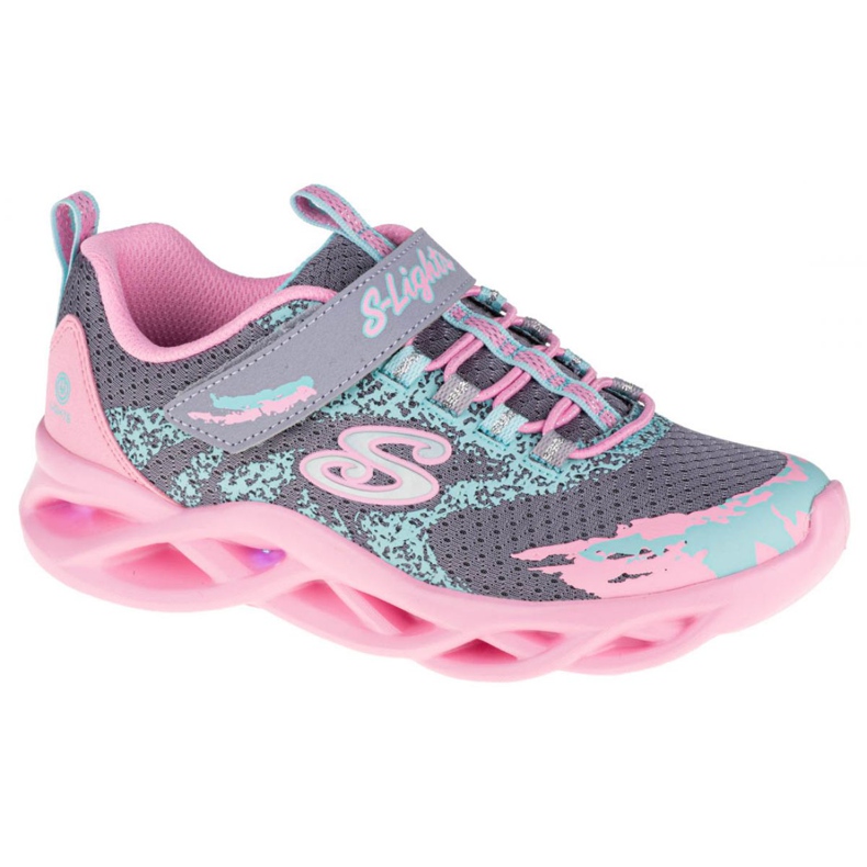 Skechers Twisty Brights W 302301L-GYPK Cipele ružičasta siva