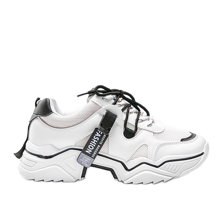 Crno -bijele kenijske sportske tenisice bijela