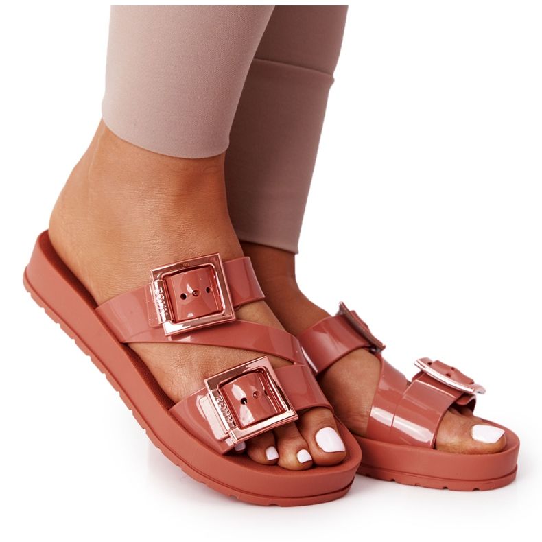 Mirisne ekološke gumene papuče ZAXY HH285106 Ceglaste smeđa