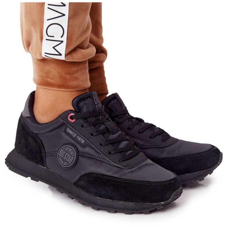 Ženske sportske cipele Memory Foam Big Star HH274528 Crna crno