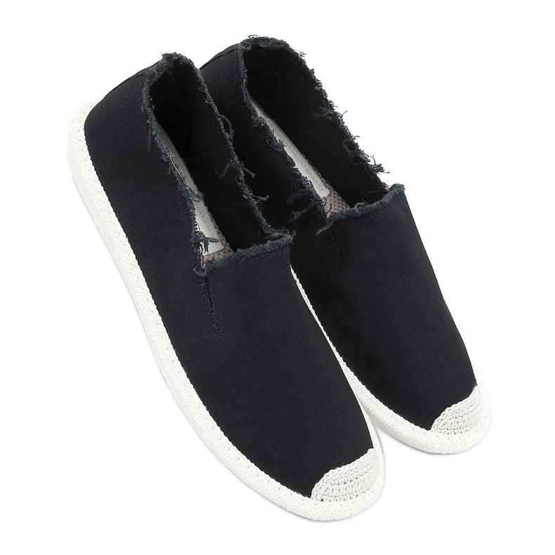 Crne ženske espadrile 7105 Crne crno
