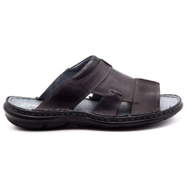 Polbut Muške papuče 358 sive siva