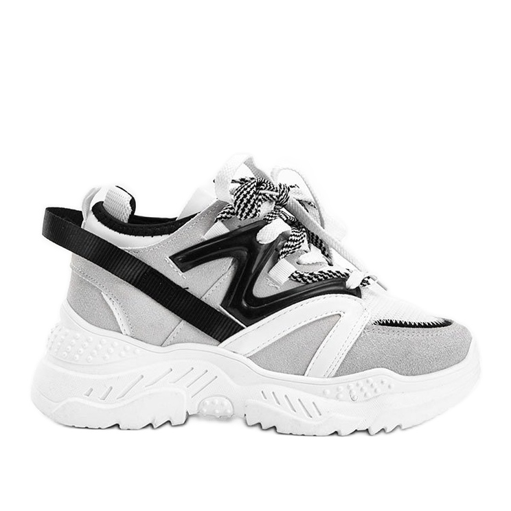 Sive tenisice na debelom potplatu Aracela siva