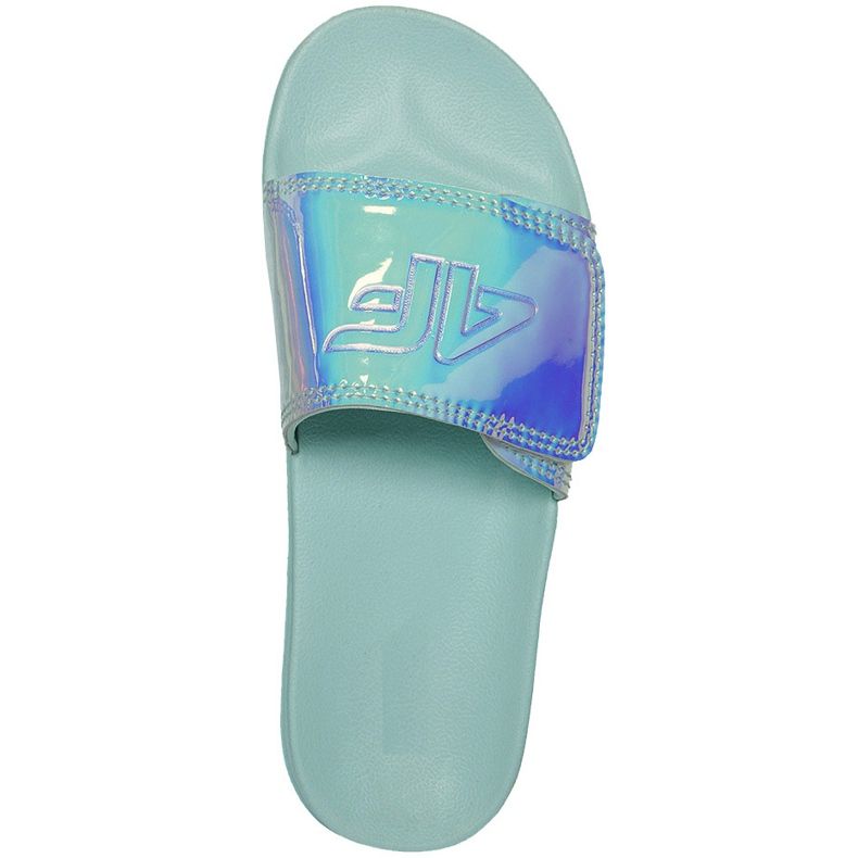 Papuče za djevojčice 4F tirkizne HJL21 JKLD003 35S plava