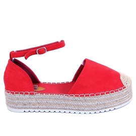 Espadrile, sandale crvene 2138 Crvene crvena