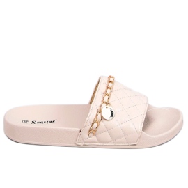 CK189P Bež papuče u bež boji