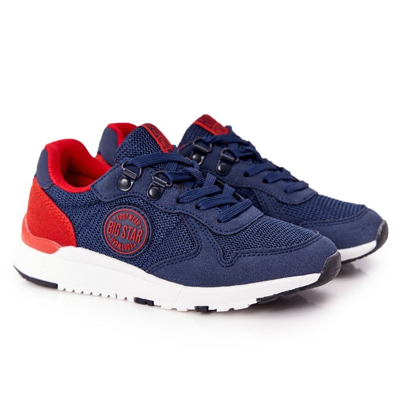 Dječje sportske cipele Memory Foam Big Star HH374175 Mornarsko plava raznobojna