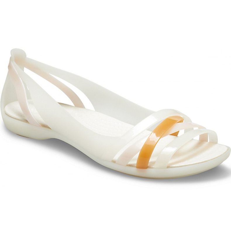 Crocs sandale Isabella Huarche 2 Ravne W bijele 204912 12U bijela