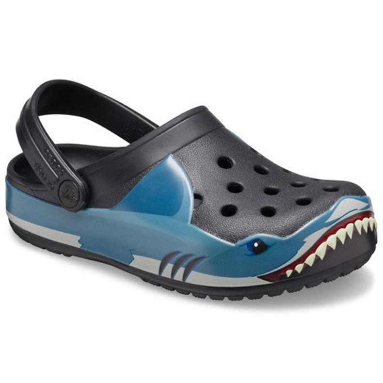 Crocs za djecu Fun Lab Shark Band Clg K crna 206271 001 crno