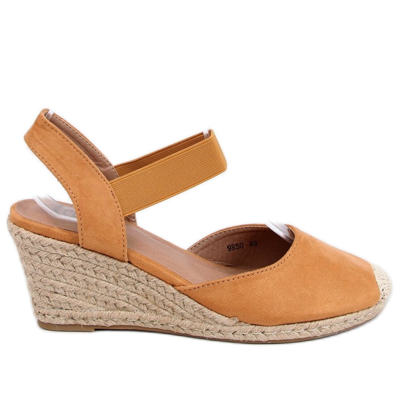 Espadrile na devini klin 9R50 Camel raznobojna