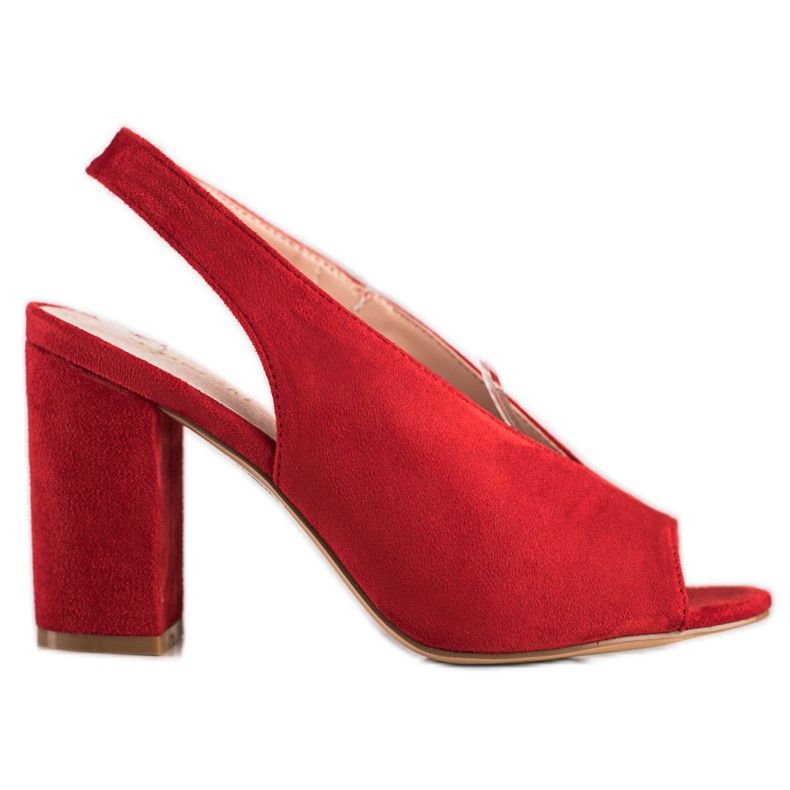 S. BARSKI Ugrađene sandale S.BARSKI crvena