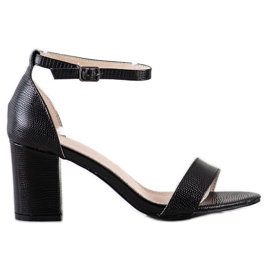 Goodin Klasične sandale na visoku petu crno