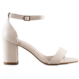 Goodin Klasične sandale na visoku petu bež
